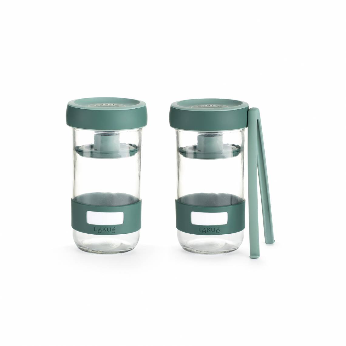 Lekue-KIT PICKLES Glas-Behälter mit Deckel und Entlüftungsventil