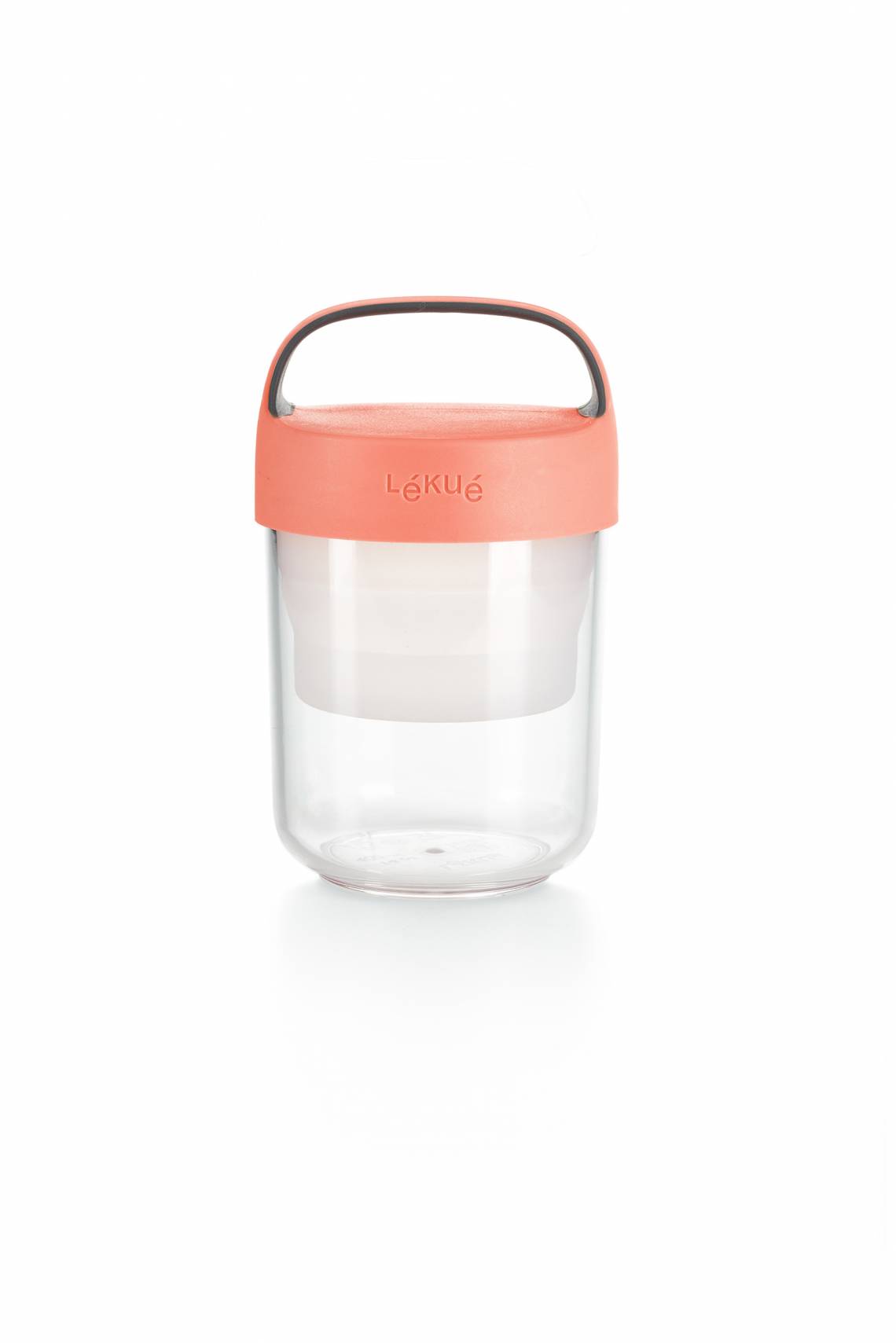 lekue - Jar to go - Lunchbox für unterwegs - rosa klein