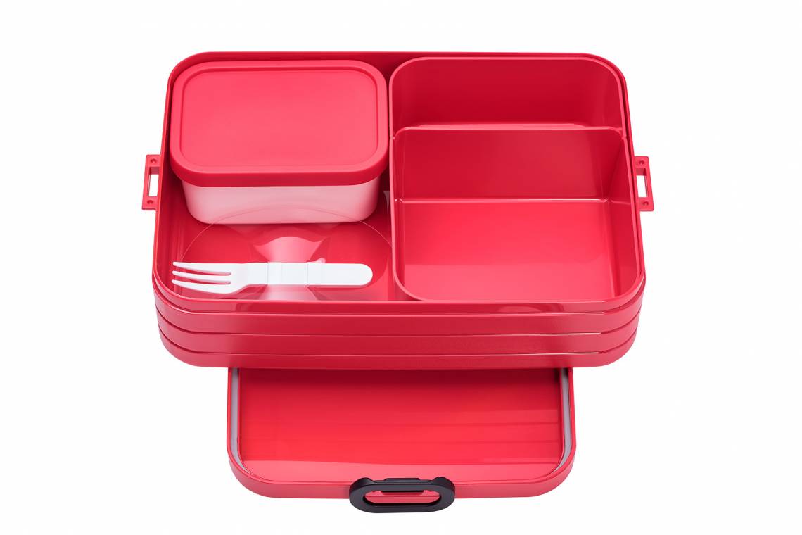 Mepal - To-Go-Range - TAB Lunchbox mit Bento-Einsatz, large nordic red