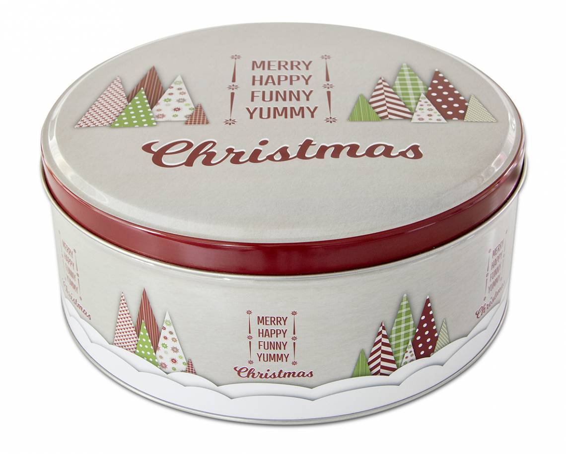 Staedter  Gebäckdose Yummy Christmas – Rund 710009