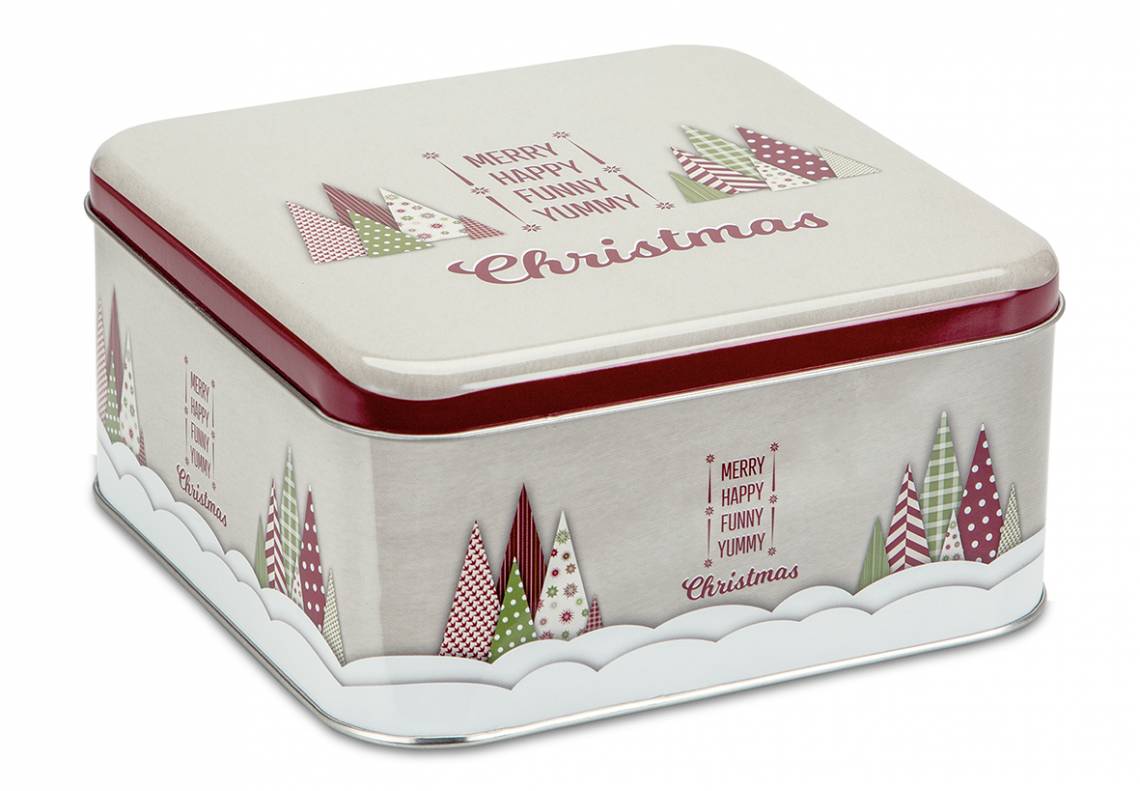 Staedter Gebäckdose Yummy Christmas Quadratisch 710030