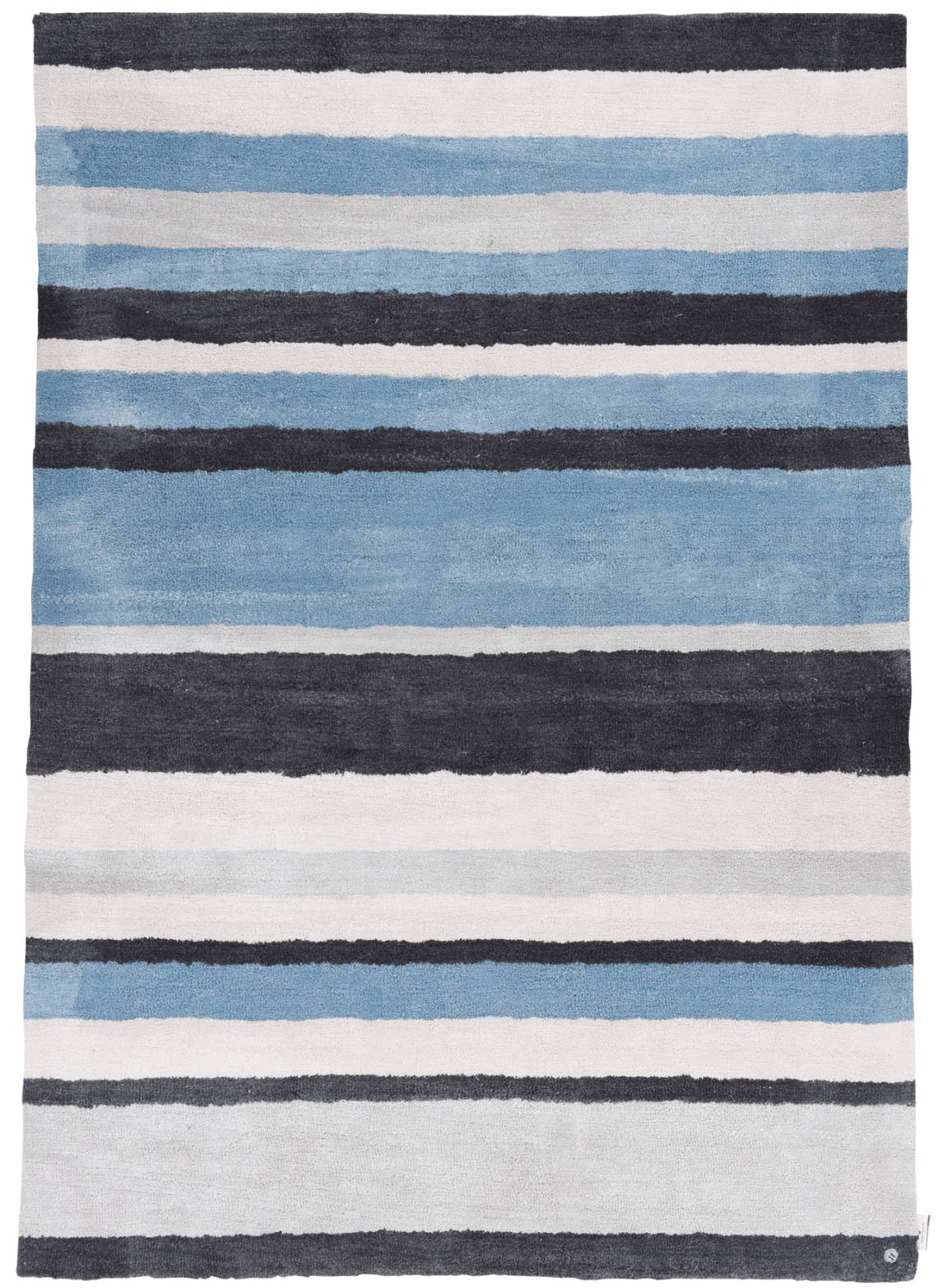 TOM TAILOR - Teppich POWDER Stripes - 705 blue multi