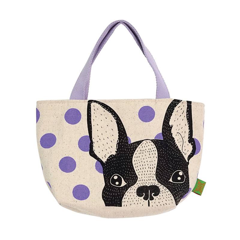 Mila: Kollektion 'Dogs and Cats' / Handtasche Dog lila, 30320