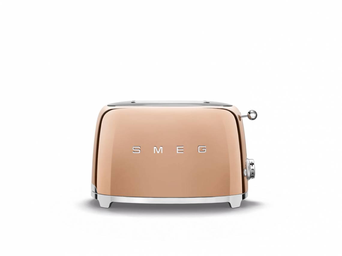 smeg: Luxuriöse Sondereditionen -  Toaster Rosegold, TSF01RGEU