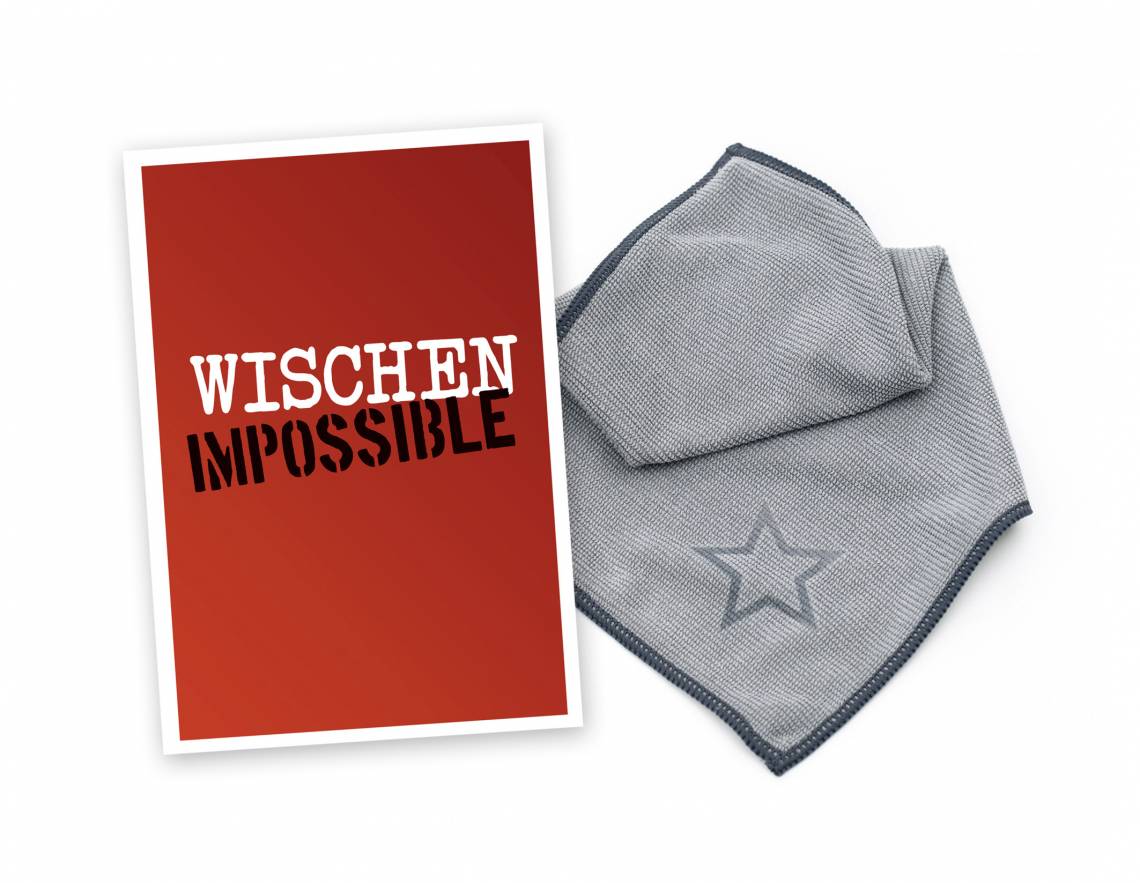Wischtuch Wischen impossible von Wisch.art