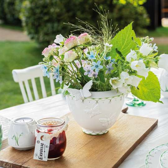 Villeroy und Boch -colourful spring; Vase mit Schmetterlingsdetail 