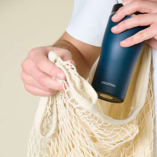 Profino Barista Kaffebecher blau 350ml