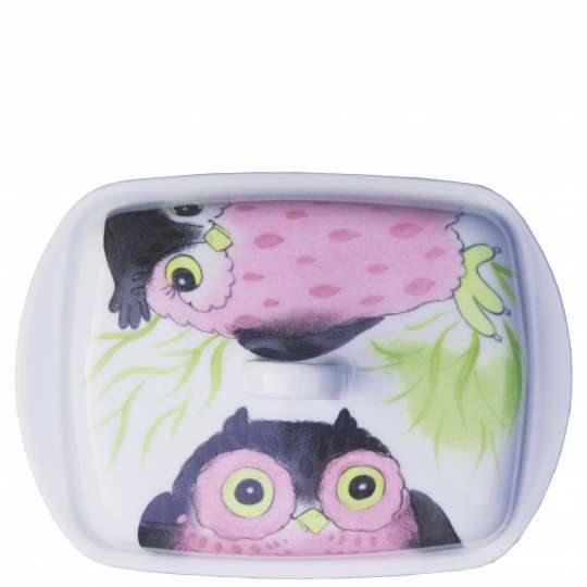 Schulz HOMEWEAR Eule rosa Butterdose