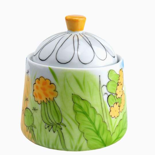 Schulz HOMEWEAR Porzellanserie Butterblume 2017 by Helena Tilk Zuckerdose_Freisteller