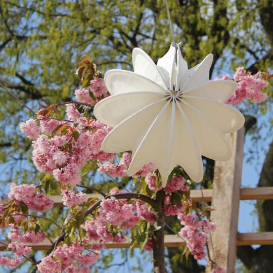 Zeit für Frühling - Outdoor-Lampion weiss, S Mood 1