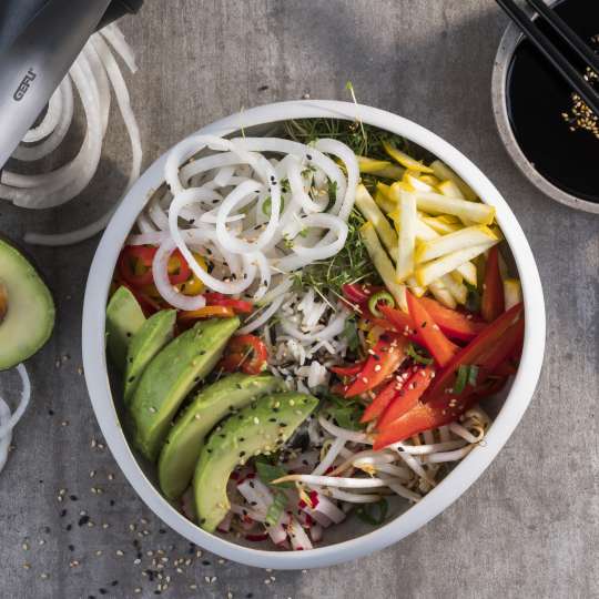 Vegetarischer Poke bowl / Bild 1