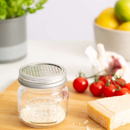 Kilner - Feinreibe mit Aufbewahrungsglas - Tomaten und Käse