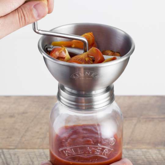 Kilner - Saucenpresse (1 Liter) mit Vorratsglas und Deckel 0025.002 Mood