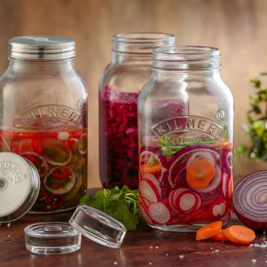 Kilner Fermentierglaeser Set 2x1 Liter 0025.010