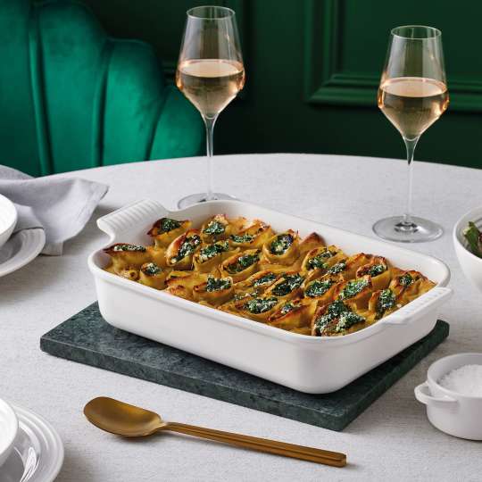 Conchiglioni mit Spinat © Le Creuset