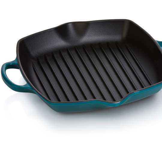 Le Creuset Grillpfanne quadr. Deep Teal