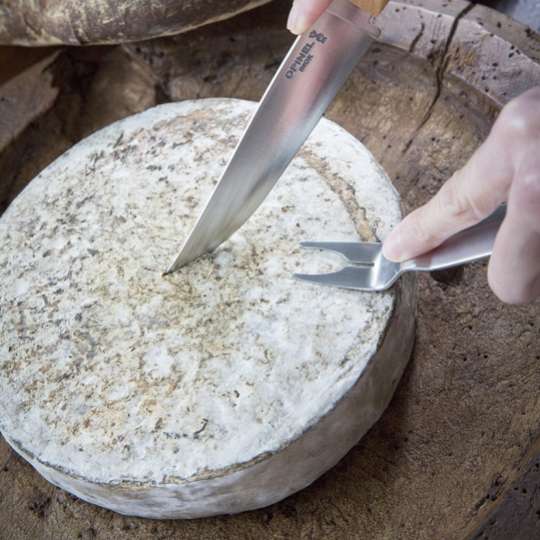 Opinel Messer mit angepasster Klinge für Weich- und Hartkäse 