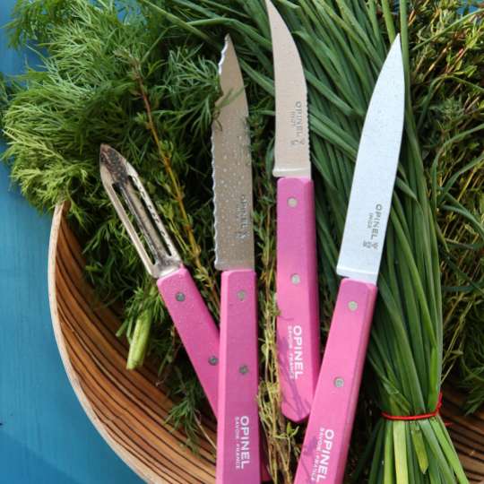 Opinel Messer Les Essentiels fuchsia Milieu 3