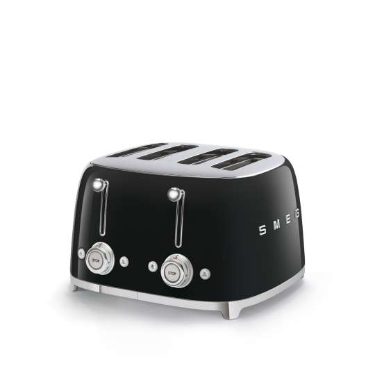 SMEG - 4-Schlitz-Toaster TSF03 - schwarz
