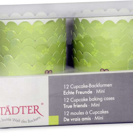 Städter Cup-Cake Backformen Verpackung Echte Freunde