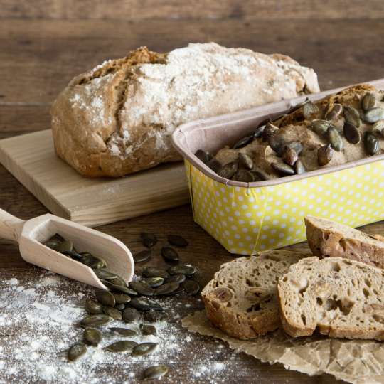 Städter Mini-Kürbis-Haselnussbrot