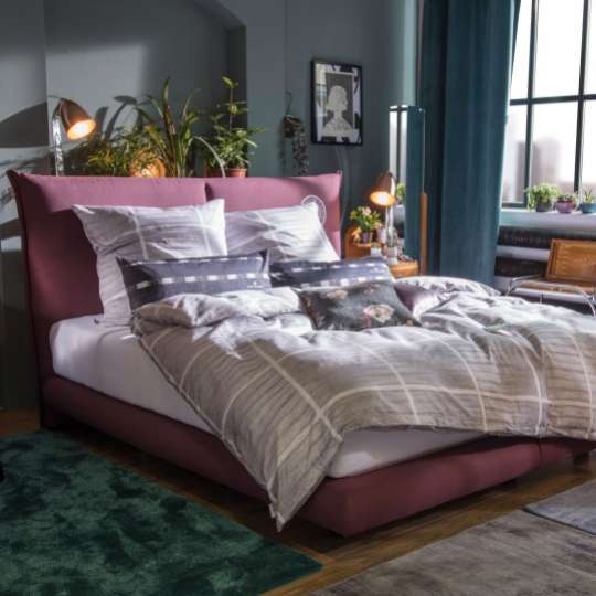 TOM TAILOR - Bedroom Grey & Mauve - Boxspringbett - close up