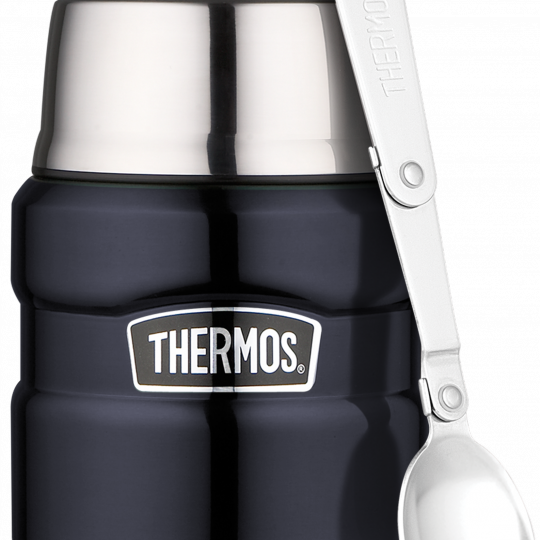 Thermos_Speisegefäß_Stainless King_Midnight Blue_Löffel