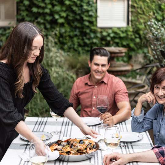 de Buyer - Paella mit Meeresfrüchten