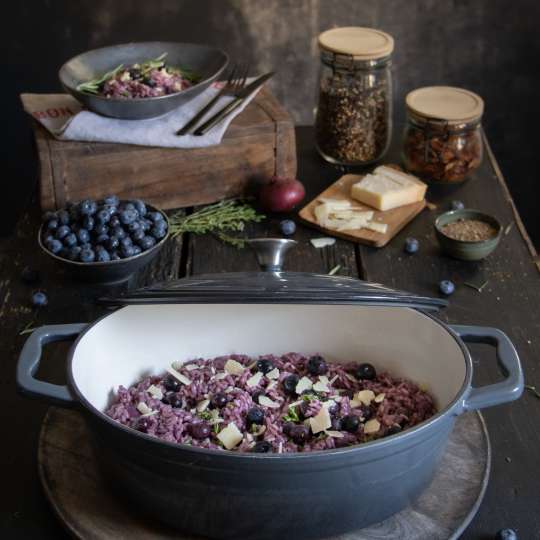 ELO Rezept - Heidelbeere Risotto