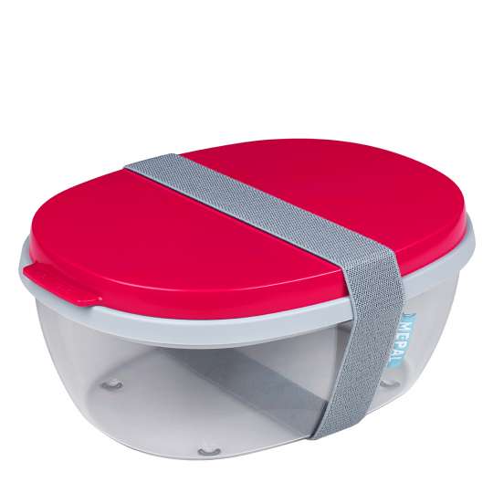 Mepal - Meal-Prep - Salatbox Ellipse - rot