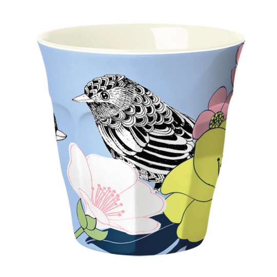 Mila: Kollektion Ginger / Thema 'Flowerbird' – Melamin Becher, 30660