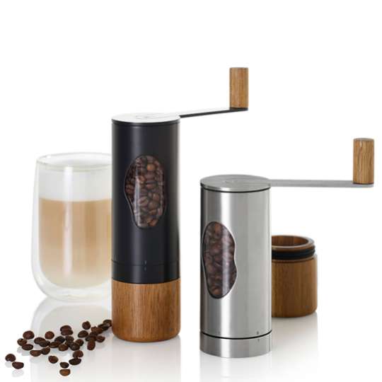  Stylish und funktional: die neuen Edelstahl-Kaffeemühle von AdHoc Mrs. Bean verzückt Kaffeefreunde 