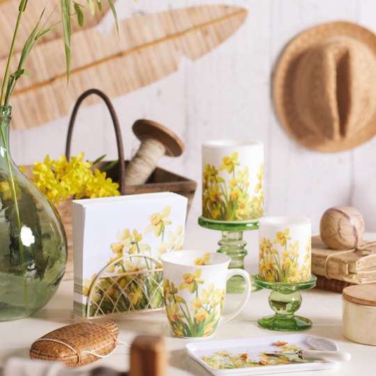 Die Tafeldekor-Kollektion „Golden Daffodils“ von Ambiente Europe läutet den Frühling ein 