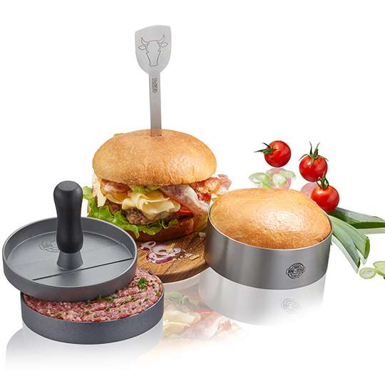 Perfekter BBQ-Burger-Genuss – Mit dem Grill-Equipment von GEFU wird jeder zum King of Burger!