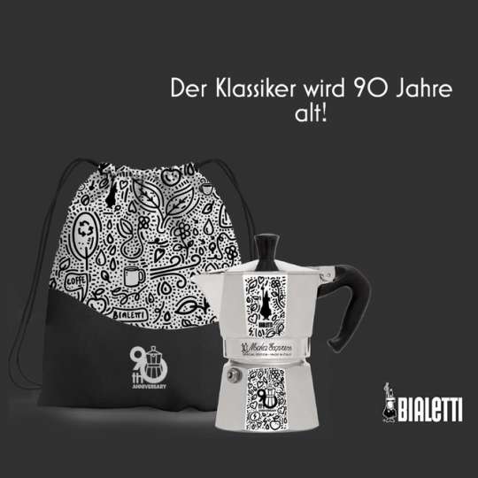 BIALETTI – Der Klassiker wird 90 Jahre alt.