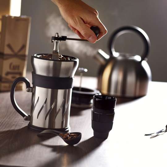 Peugeot Paris Press Kaffeemühle Stimmungsbild