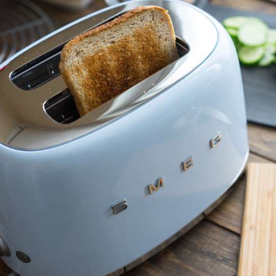 Smeg Toaster Pastellblau Milieu