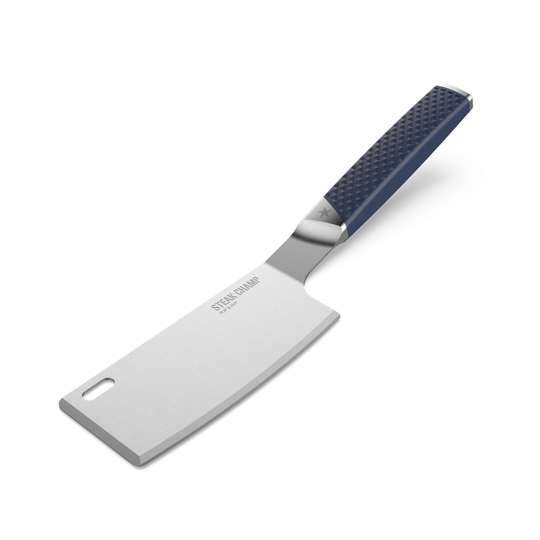 Der „Flip & Cut“-Spatula und Wender von SteakChamp