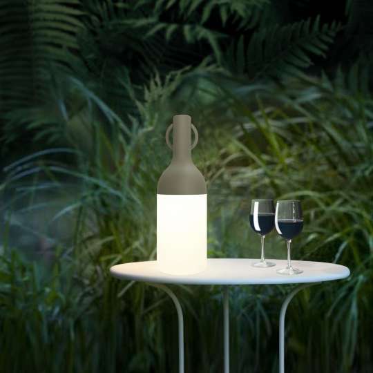 Gutes Design, beste Funktion: Outdoor-Leuchte in Flaschenform von Sompex