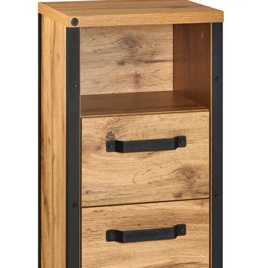 Tom Tailor SOHO Dark Oak Unterschrank mit Tür und Schublade